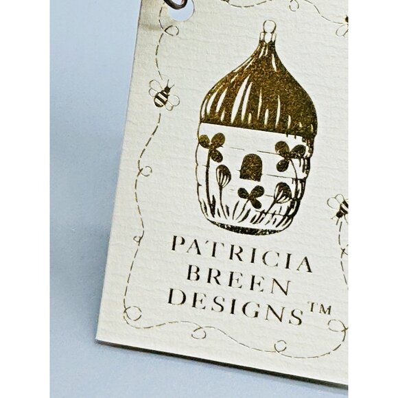 Patricia Breen Apple Tree Boy Basket Green 2 Piece Christmas Summer Ornament - Picture 9 of 13